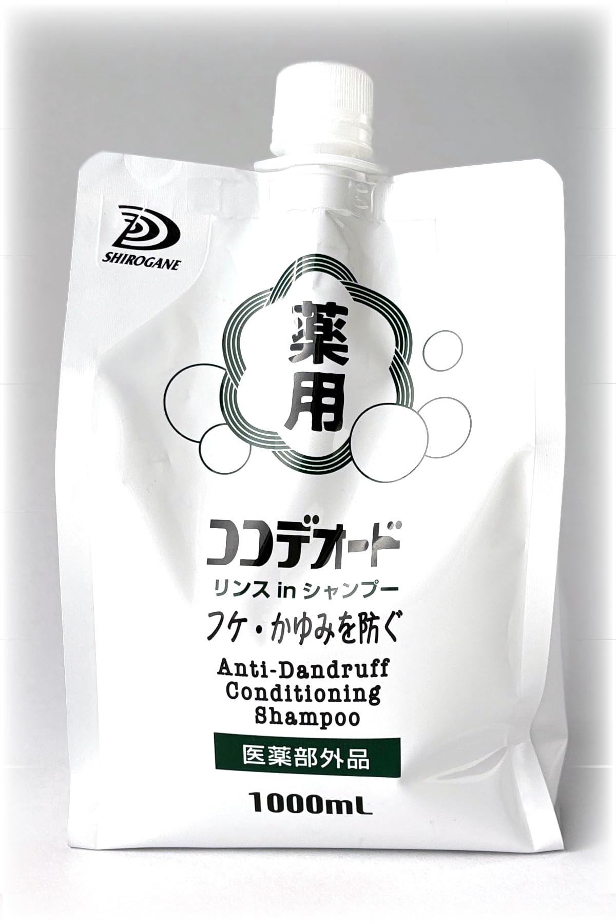 Amazon | ココデオード 薬用 リンスインシャンプー 詰替用1000mL フケ